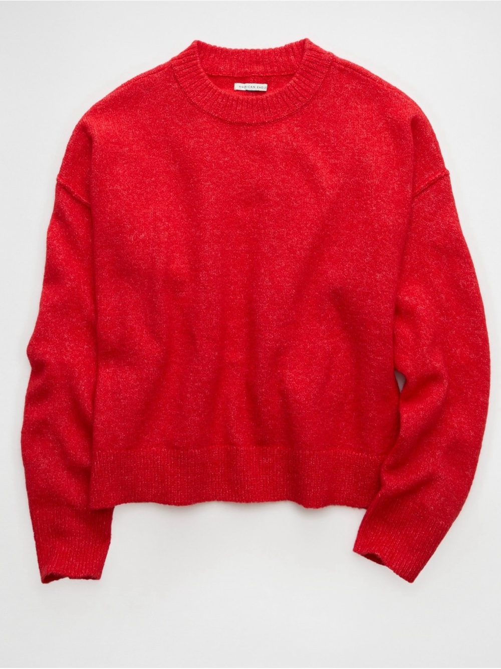 American Eagle Outfitters Red Crewneck Sweater